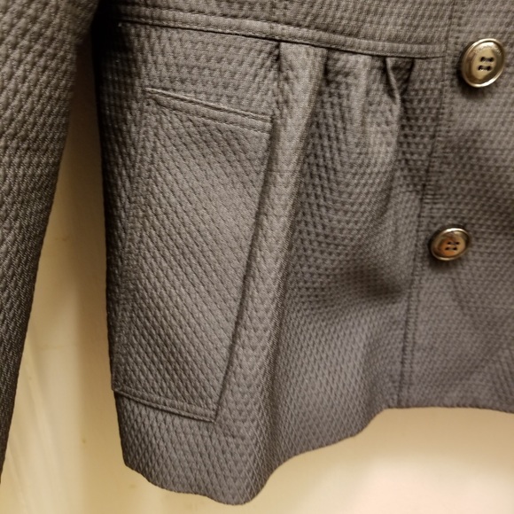 SOLD !!!!!!! Burberry London Steel Gray Jacket NWT - Picture 6 of 8